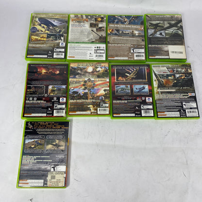 Lot of 9 Microsoft Xbox 360 Games