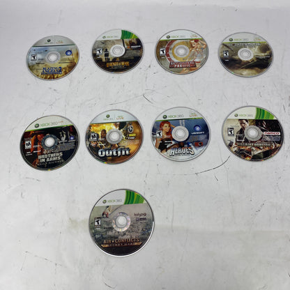 Lot of 9 Microsoft Xbox 360 Games