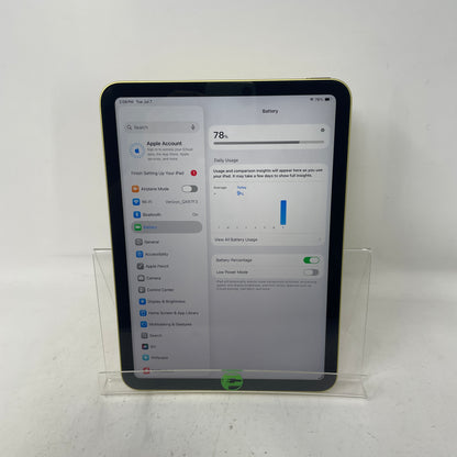 WiFi Only Apple iPad 10th Gen 64GB Yellow NPQ23LL/A