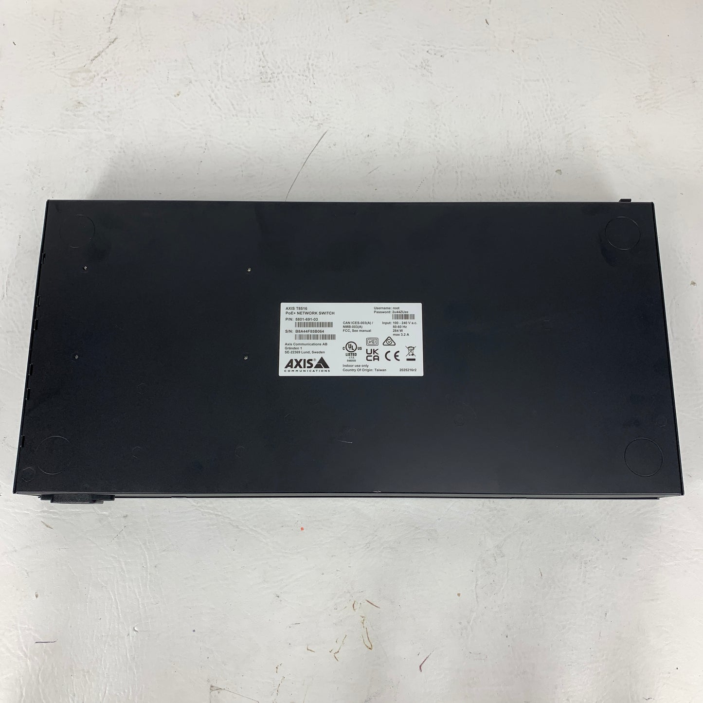 Axis T8516 PoE Plus Ethernet Switch 5801-691-03