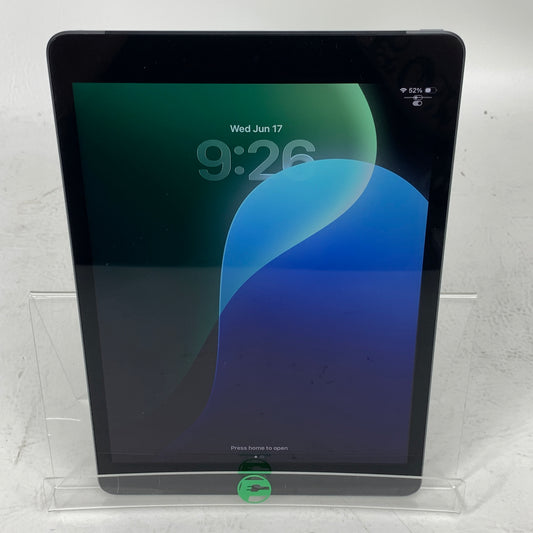 Unlocked Apple iPad 9th Gen 64GB Space Gray MK663LL/A