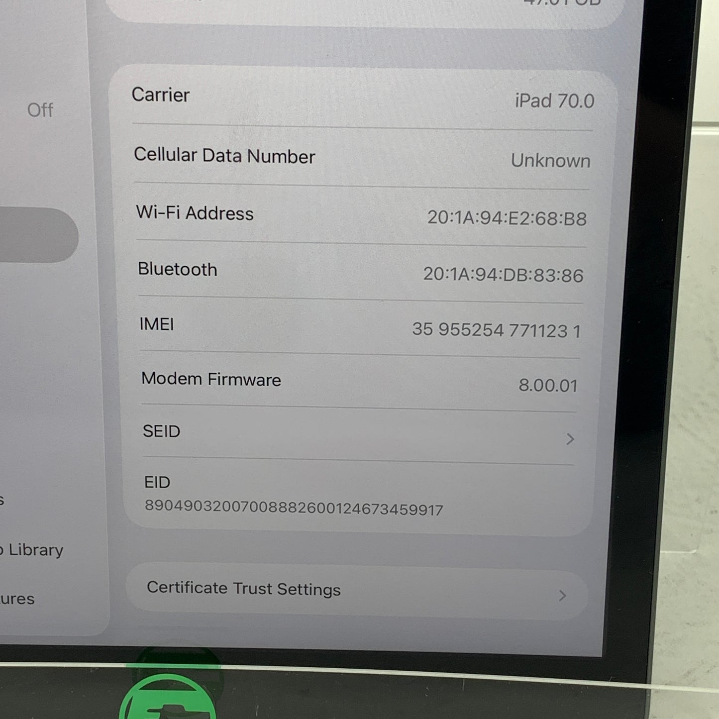 Unlocked Apple iPad 9th Gen 64GB Space Gray MK663LL/A