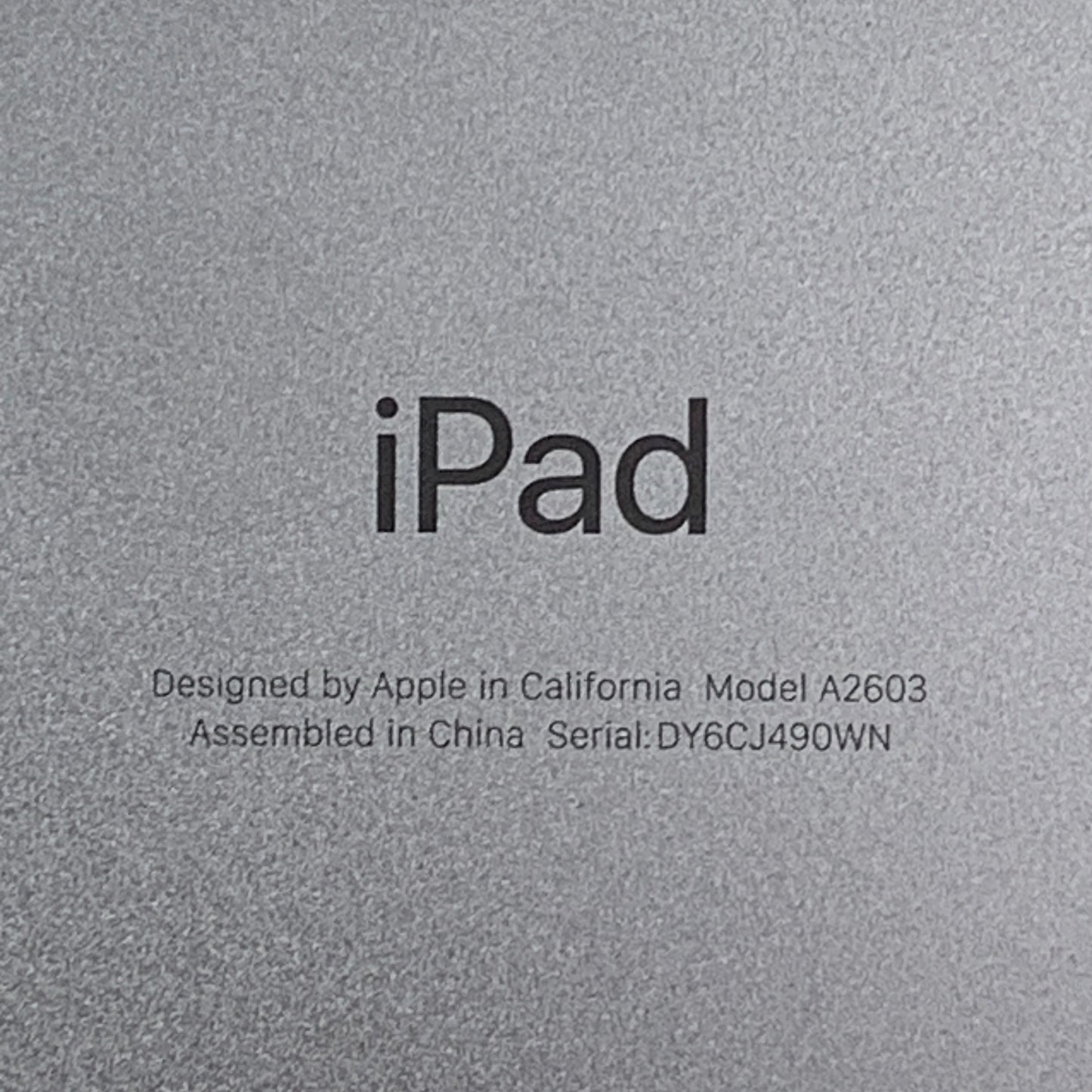 Unlocked Apple iPad 9th Gen 64GB Space Gray MK663LL/A
