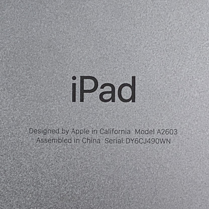 Unlocked Apple iPad 9th Gen 64GB Space Gray MK663LL/A