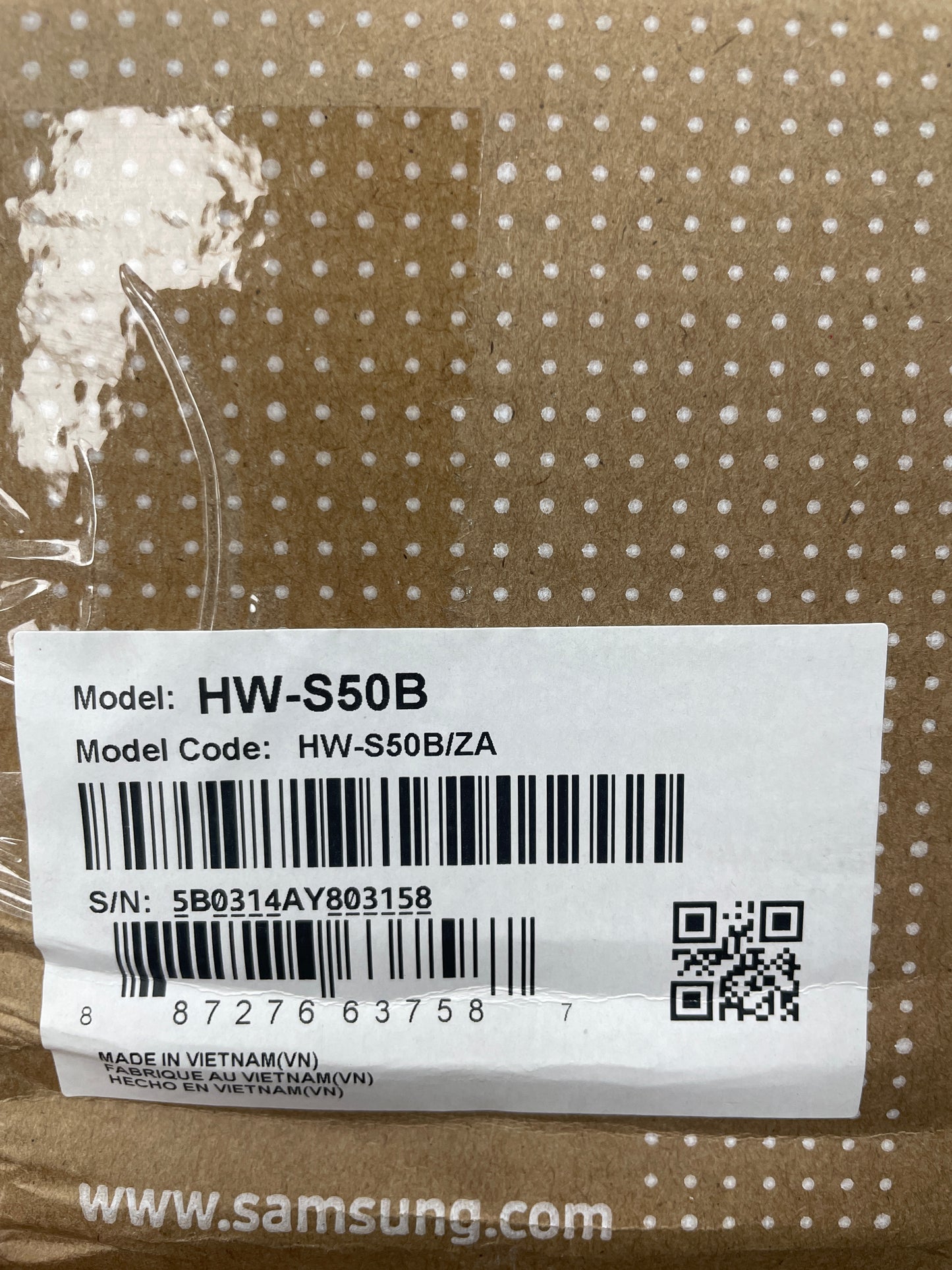 New SAMSUNG HW-S50B/ZA 3.0ch All-in-One Soundbar w/ Dolby 5.1 DTS Virtual:X