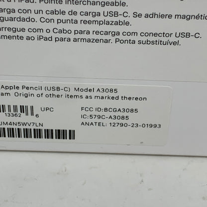 New Apple Pencil USB-C Smart Pencil Stylus White MUWA3AM/A