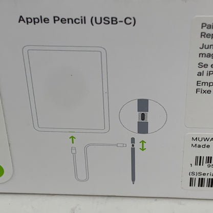 New Apple Pencil USB-C Smart Pencil Stylus White MUWA3AM/A