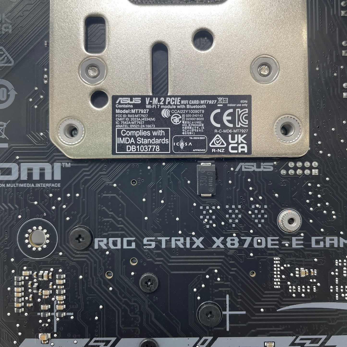 Asus ROG Strix X870E-E Gaming WiFi AM5 ATX AMD DDR5 Motherboard
