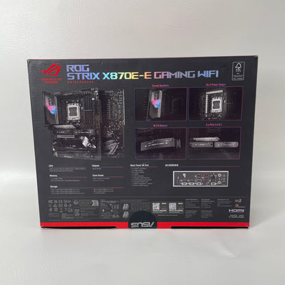 Asus ROG Strix X870E-E Gaming WiFi AM5 ATX AMD DDR5 Motherboard