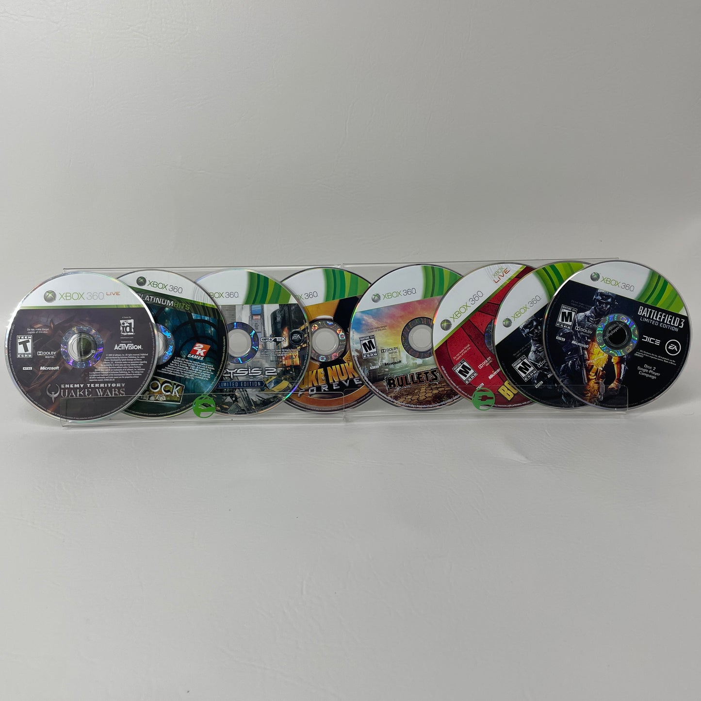 Lot of 7 Microsoft Xbox 360 Games Battlefield 3 Borderlands BioShock Crysis 2 