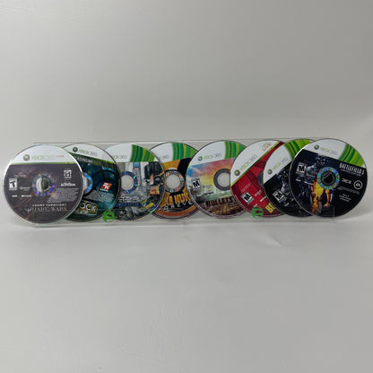 Lot of 7 Microsoft Xbox 360 Games Battlefield 3 Borderlands BioShock Crysis 2 