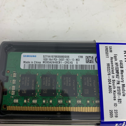 New Samsung PC4-2400T-RC1 16GB (1x16GB) RAM DDR4 2400MHz  M393A2K40CB1-CRC4Q