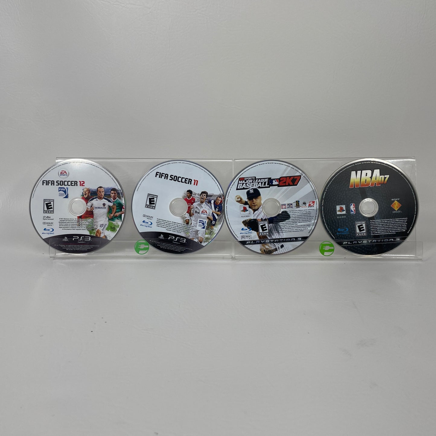 Lot of 4 PS3 Sports Games FIFA 11 FIFA 12 NBA 07 MLB 2K Major League Baseball