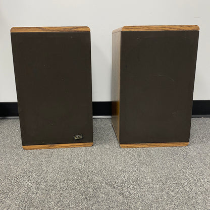 KLH 802 2-Way Bookshelf Speakers Brown