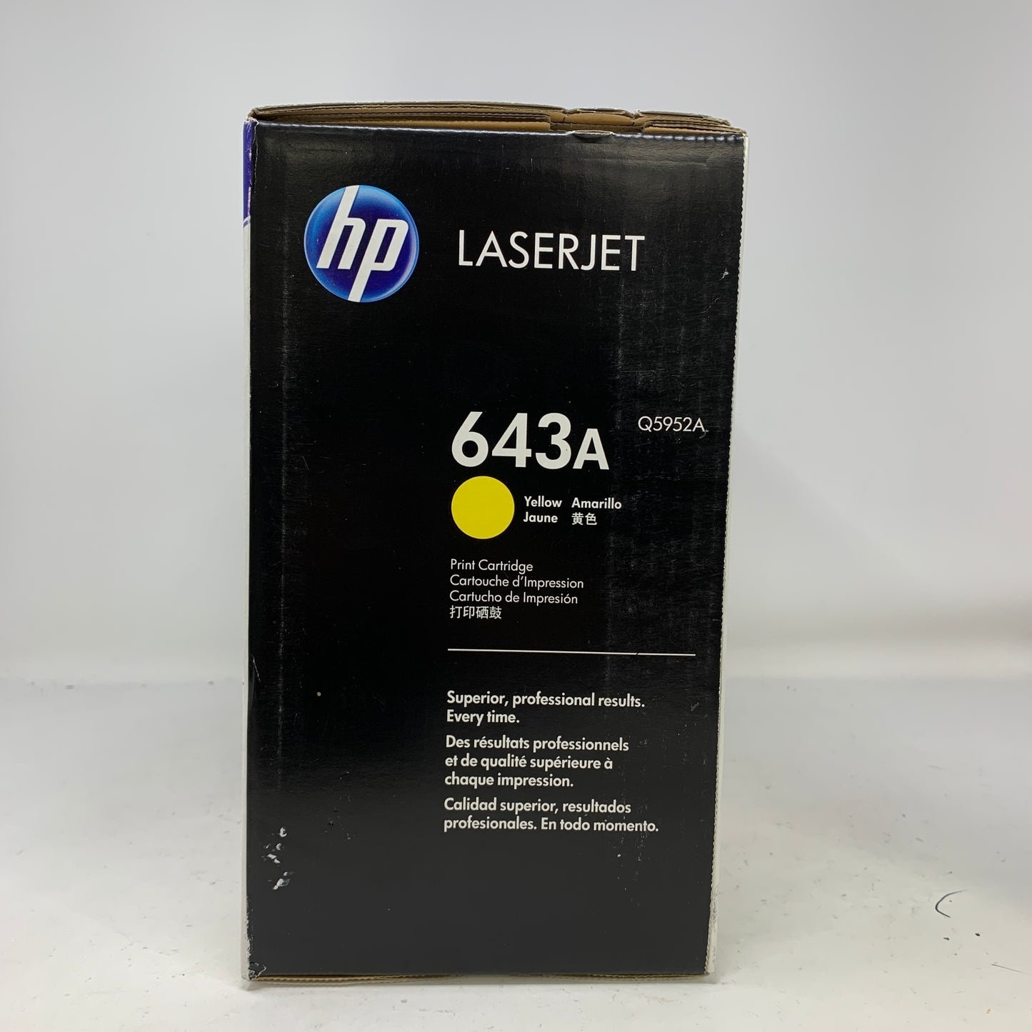 New HP LaserJet 643A Yellow High-Yield Toner Cartridge CC643A