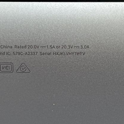 2020 Apple MacBook Air 13.3" M1 7C GPU 3.2GHz 8GB RAM 256GB SSD MGN63LL/A