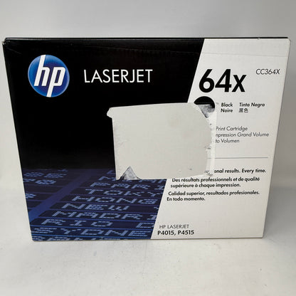 New Hp 64x Black Original LaserJet Toner Cartridge CC364X
