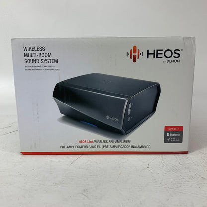 New Denon HEOS Link Wireless Pre-Amplifier Black HEOSLINKHS2SR