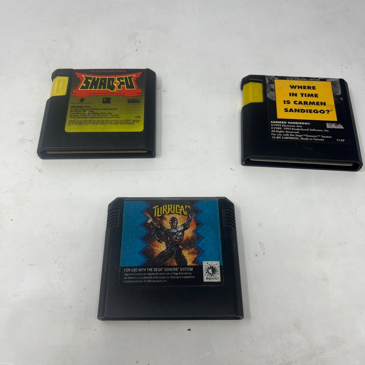 Lot of 3 Games  Sega Genesis