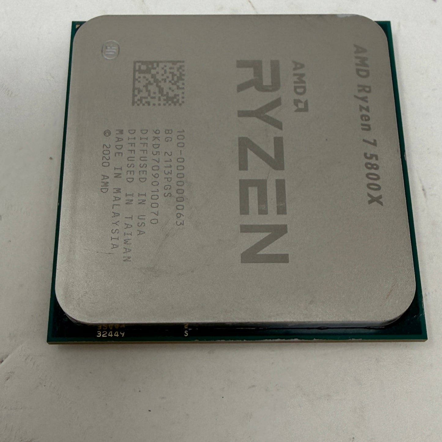 AMD Ryzen 7 5800X 3.80GHz 8 Core 100-000000063 16 Thread AM4
