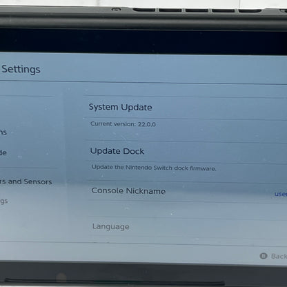 Nintendo Switch v1 Video Game Console HAC-001 Animal Crossing Edition