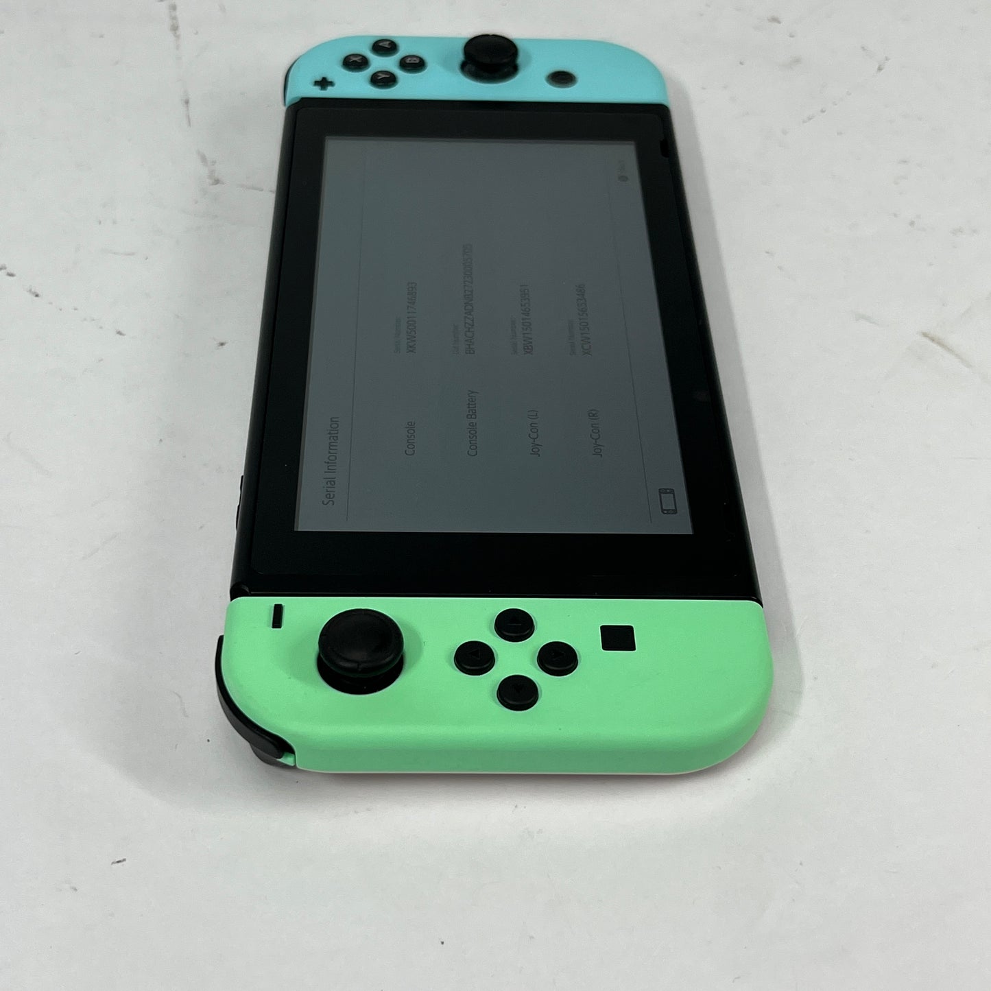 Nintendo Switch v1 Video Game Console HAC-001 Animal Crossing Edition
