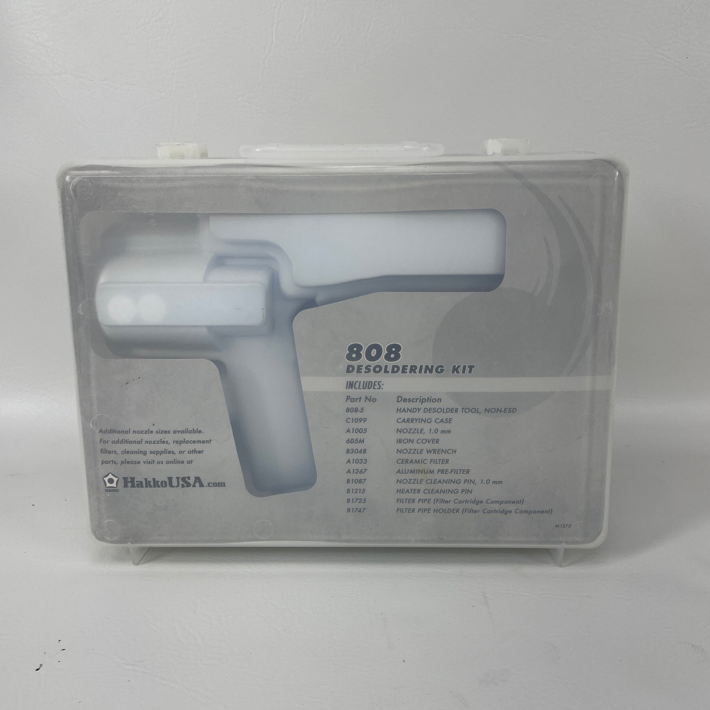 Hakko 808 Desoldering Kit Portable Self-Contained Gun 808-19