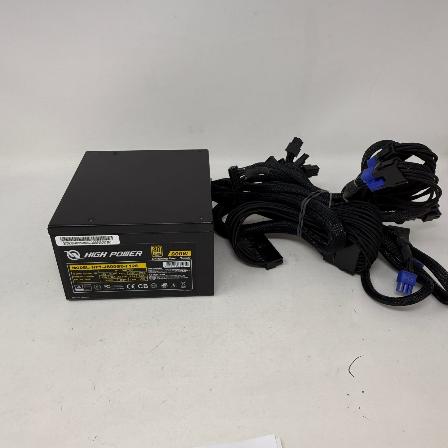 High Power HP1-J800GD-F12S 80 Plus Gold 800W Non Modular Switching Power Supply