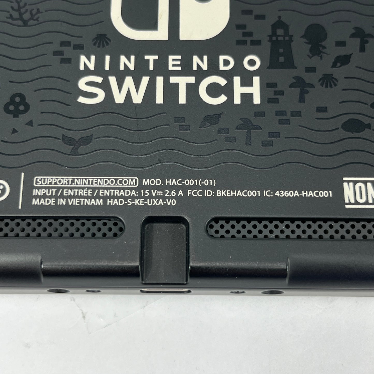 Nintendo Switch v1 Video Game Console HAC-001 Animal Crossing Edition