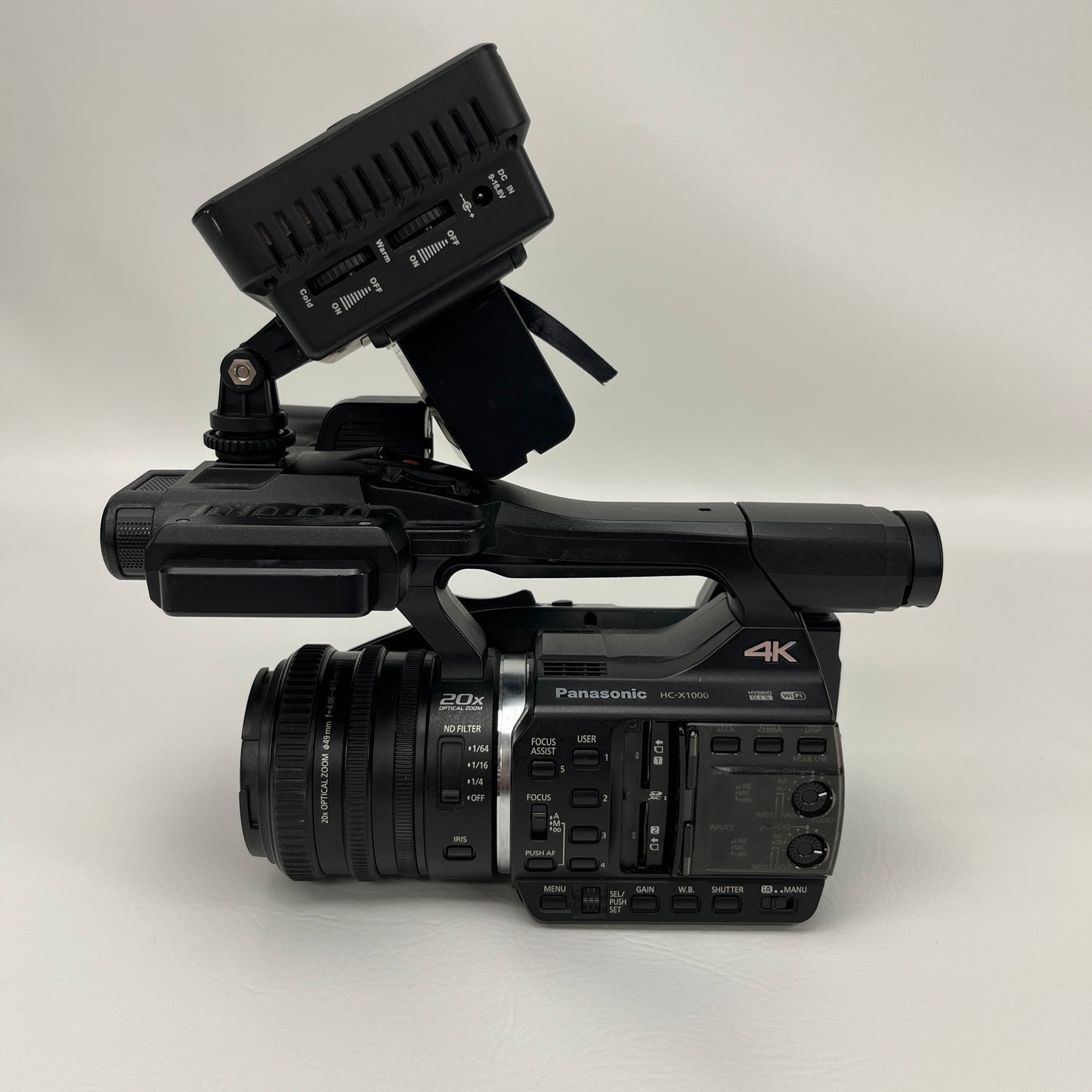Panasonic HC-X1000 4K Video Camera Black