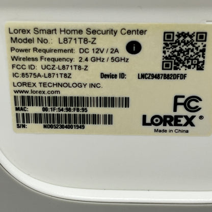 Lorex Smart Home Security Center 2K Wire-Free Cameras & Range Detector HC64A2U-E