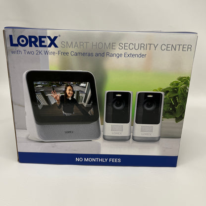 Lorex Smart Home Security Center 2K Wire-Free Cameras & Range Detector HC64A2U-E