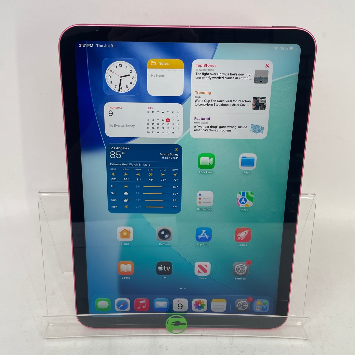 WiFi Only Apple iPad 11" (A16) 128GB Pink MD4E4LL/A