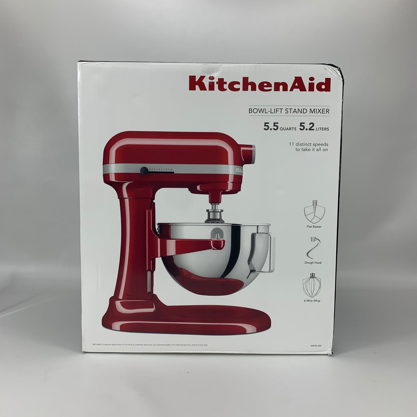 New KitchenAid 5.5 Quart Bowl-Lift Stand Mixer