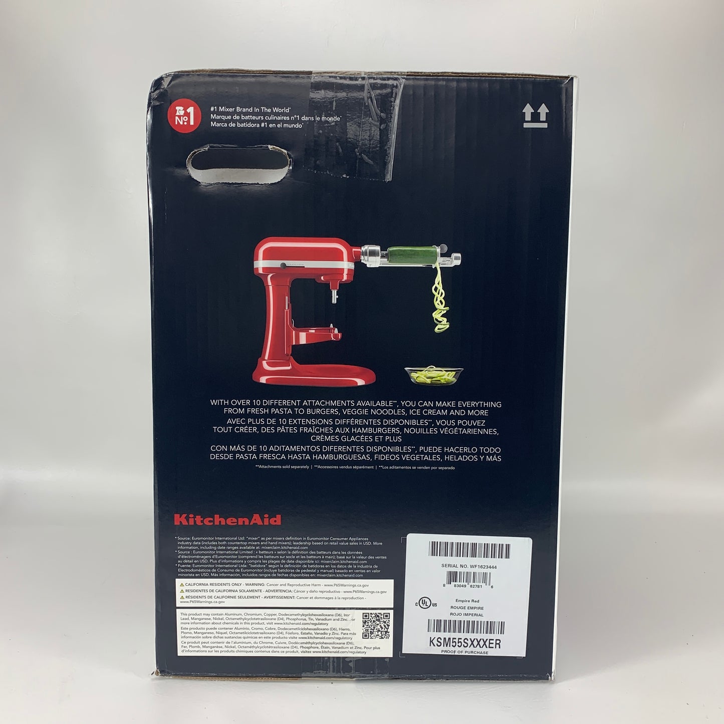 New KitchenAid 5.5 Quart Bowl-Lift Stand Mixer