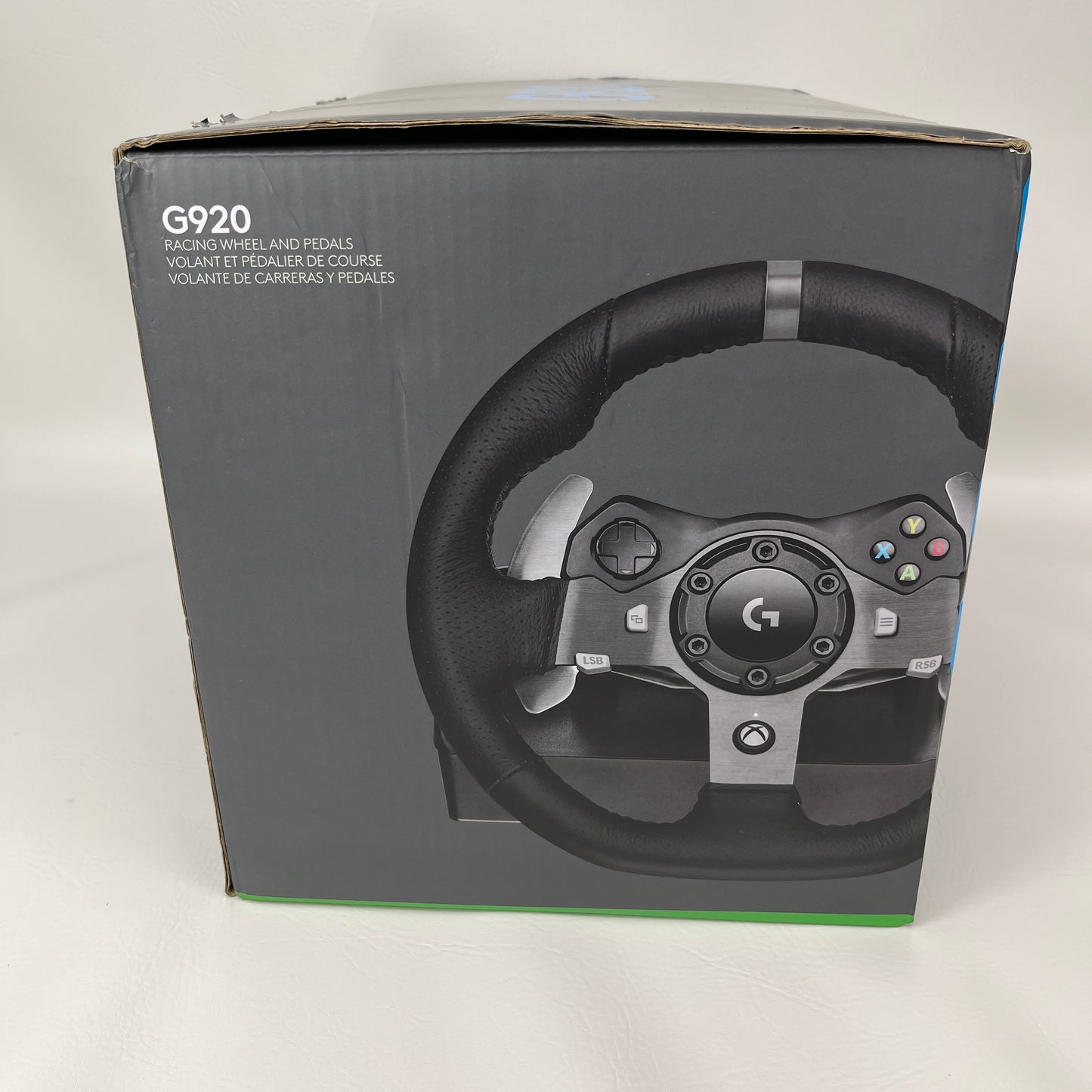 New Logitech G920 Black Driving Force Steering Wheel & Pedals for Xbox/PC