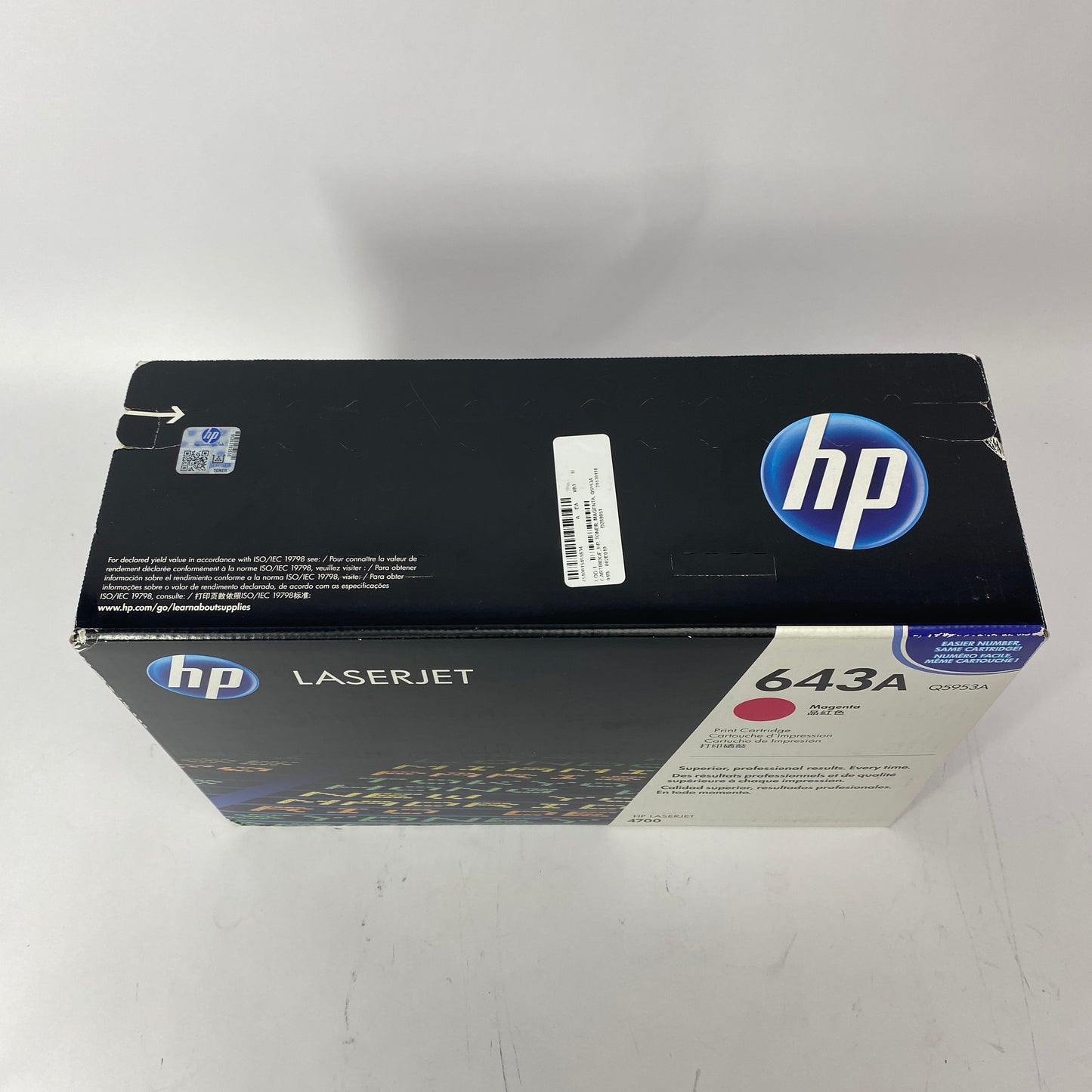 New HP 643A Magenta Laser Toner Cartridge Genuine Q5953A
