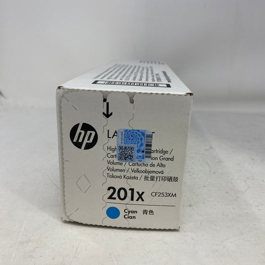New HP Laserjet 201X Cyan Toner Cartridge CF253XM
