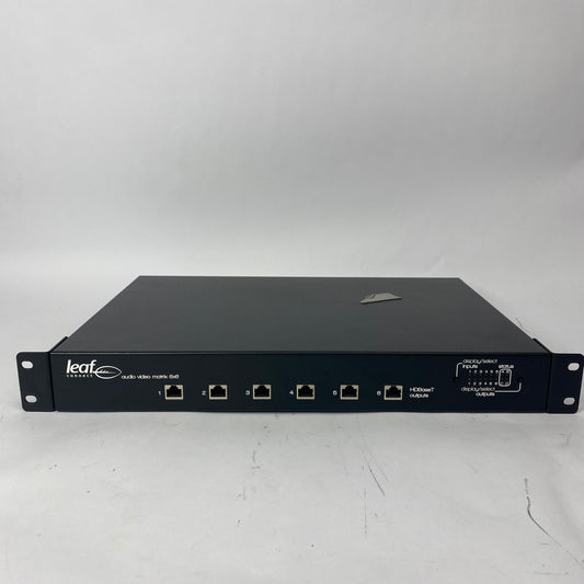 Leaf Connect L66 6x6 HDMI HDBaseT Matrix Switch Audio Video Distribution
