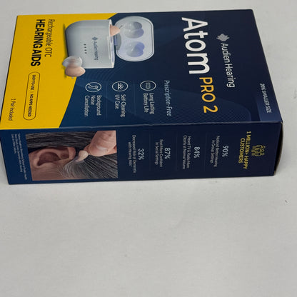 New Audien Atom Pro 2 Wireless Rechargeable OTC Hearing Aid