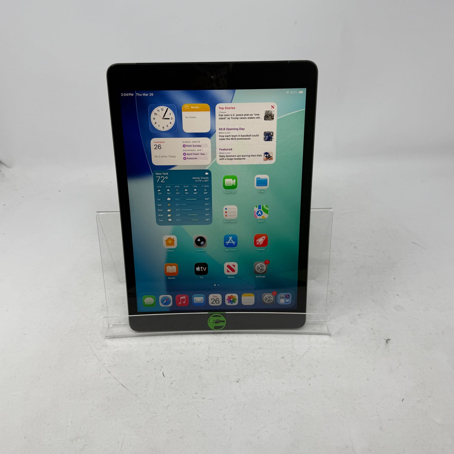 Unlocked Apple iPad 8th Gen 32GB Space Gray MYN32LL/A