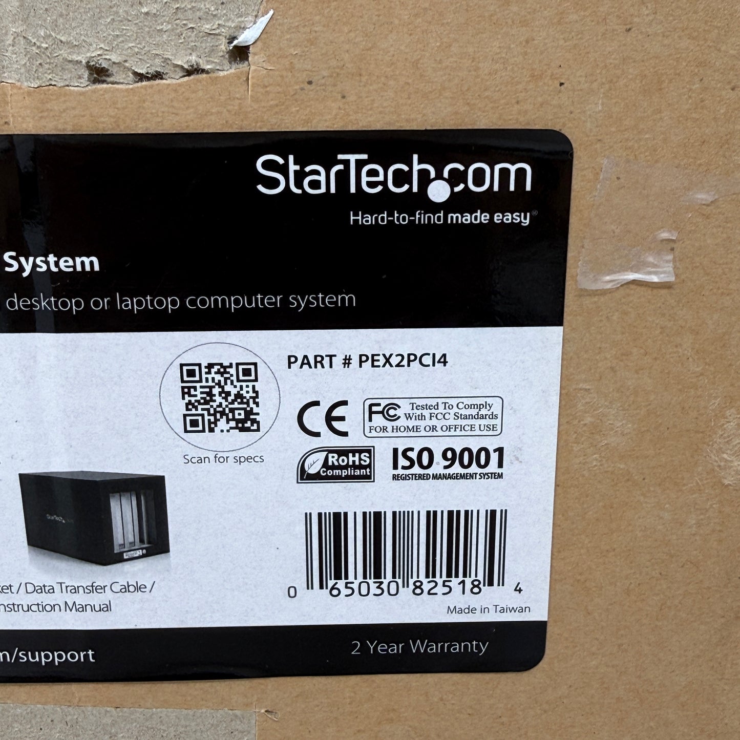 New StarTech.Com PCI Express to 4 Slot PCI Expansion System PEX2PCI4