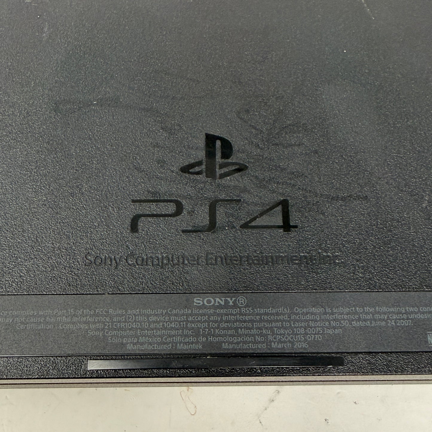 Sony PlayStation 4 PS4 500GB Black Console Gaming System Only CUH-1215A