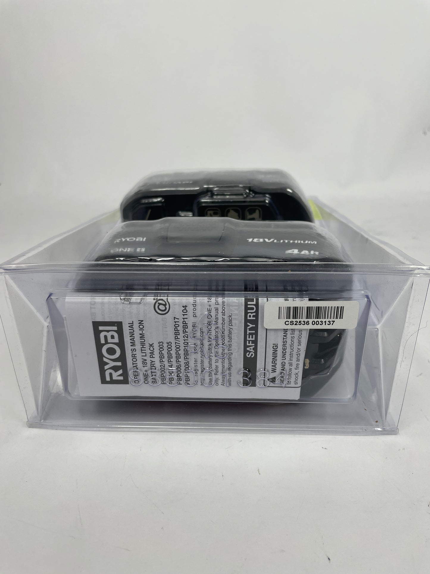 New Ryobi 18V ONE+ 4.0 Ah Lithium-Ion Battery (2-Pack) PBP2005