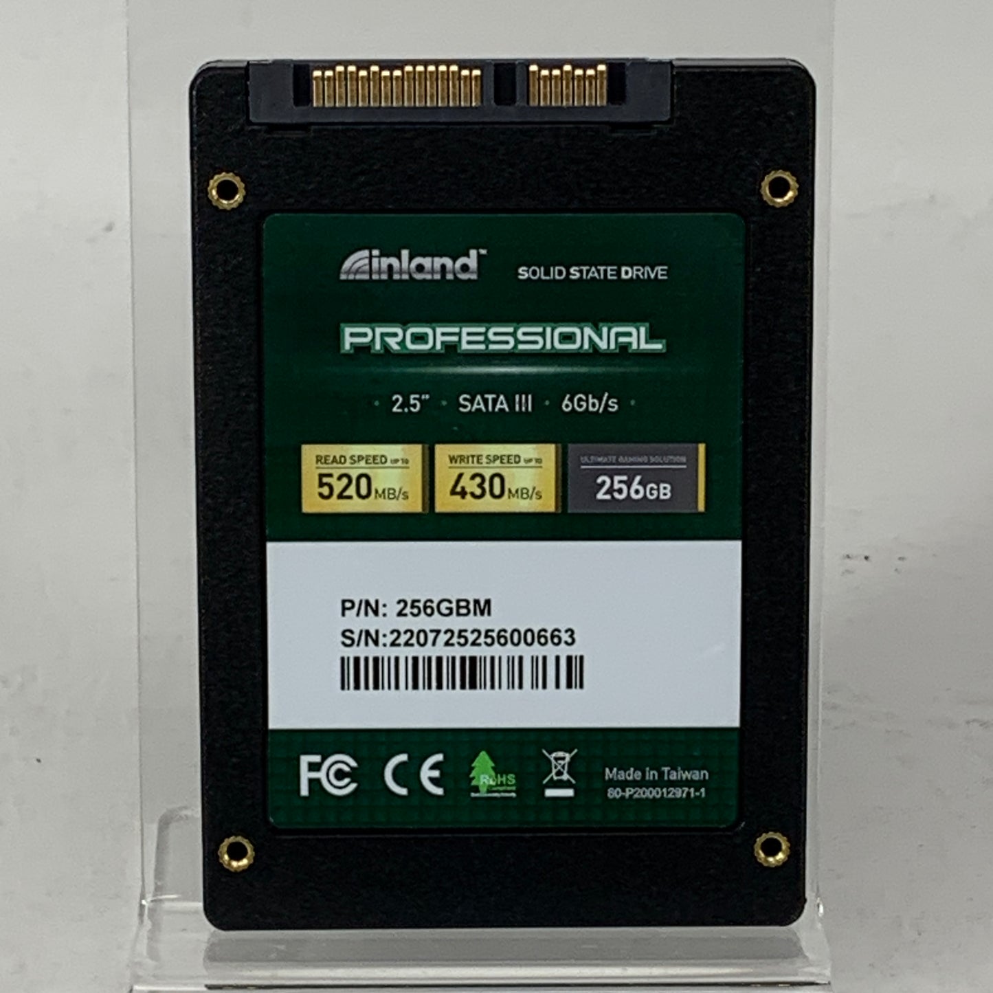 Inland Professional 256GB SATA III 6Gb/s 2.5" Internal Solid State Drive