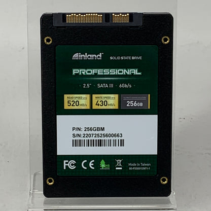 Inland Professional 256GB SATA III 6Gb/s 2.5" Internal Solid State Drive