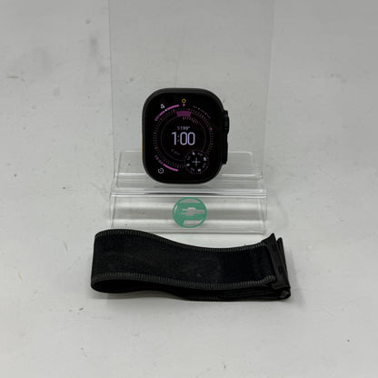 Unlocked Apple Watch Ultra 3 49MM Black Titanium Black Trail Loop MF1D4LW/A