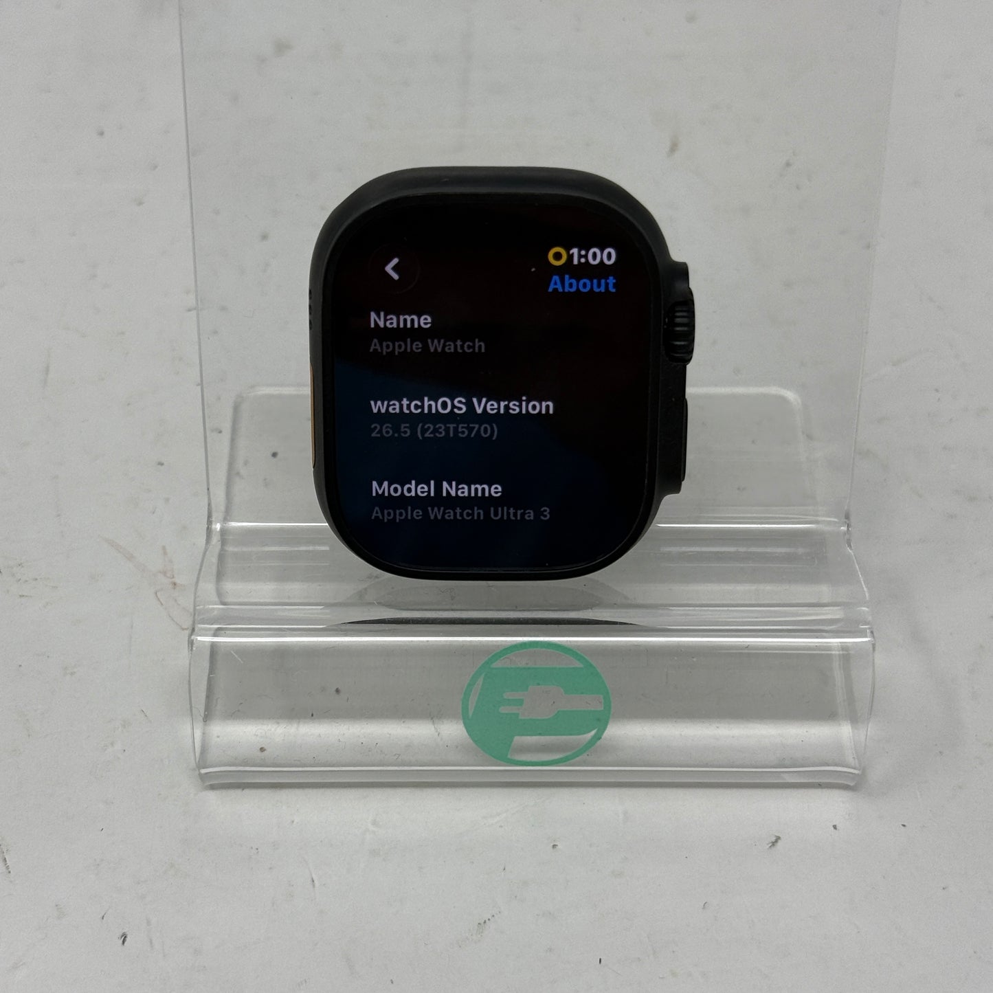Unlocked Apple Watch Ultra 3 49MM Black Titanium Black Trail Loop MF1D4LW/A