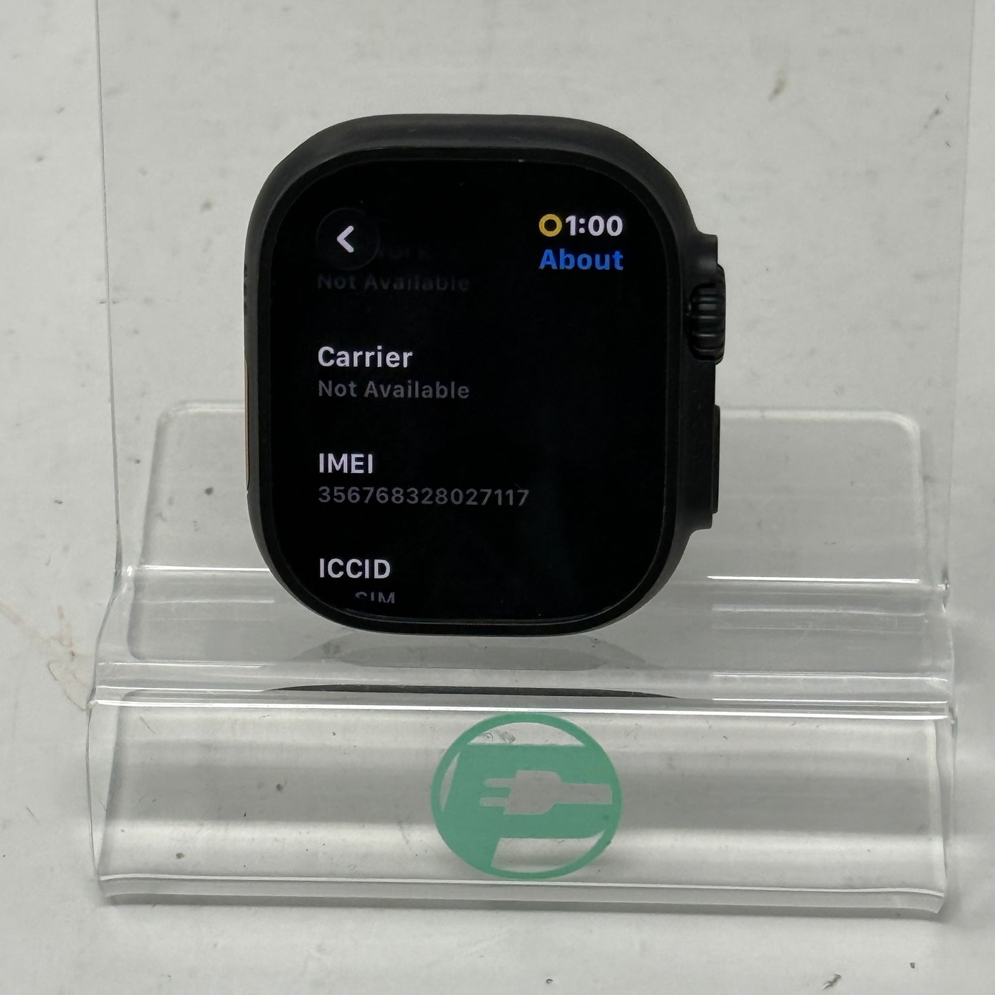 Unlocked Apple Watch Ultra 3 49MM Black Titanium Black Trail Loop MF1D4LW/A