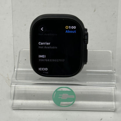 Unlocked Apple Watch Ultra 3 49MM Black Titanium Black Trail Loop MF1D4LW/A
